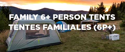 6 plus person family tent